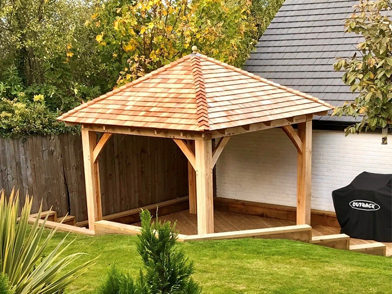 gazebo timber structure by Cooltman Bros