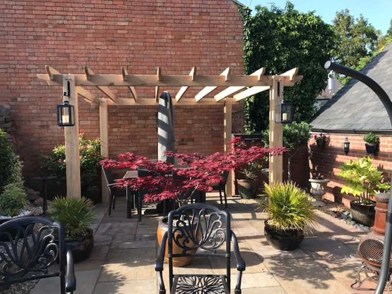 pergola timber structure by Cooltman Bros