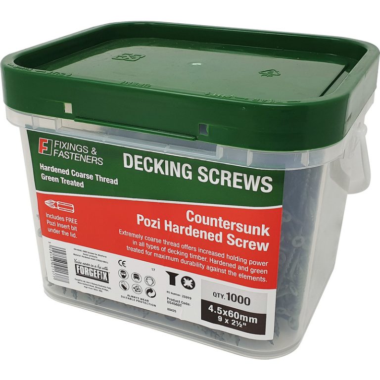 Green Coated Decking Screws Coltman Bros Timber Merchants